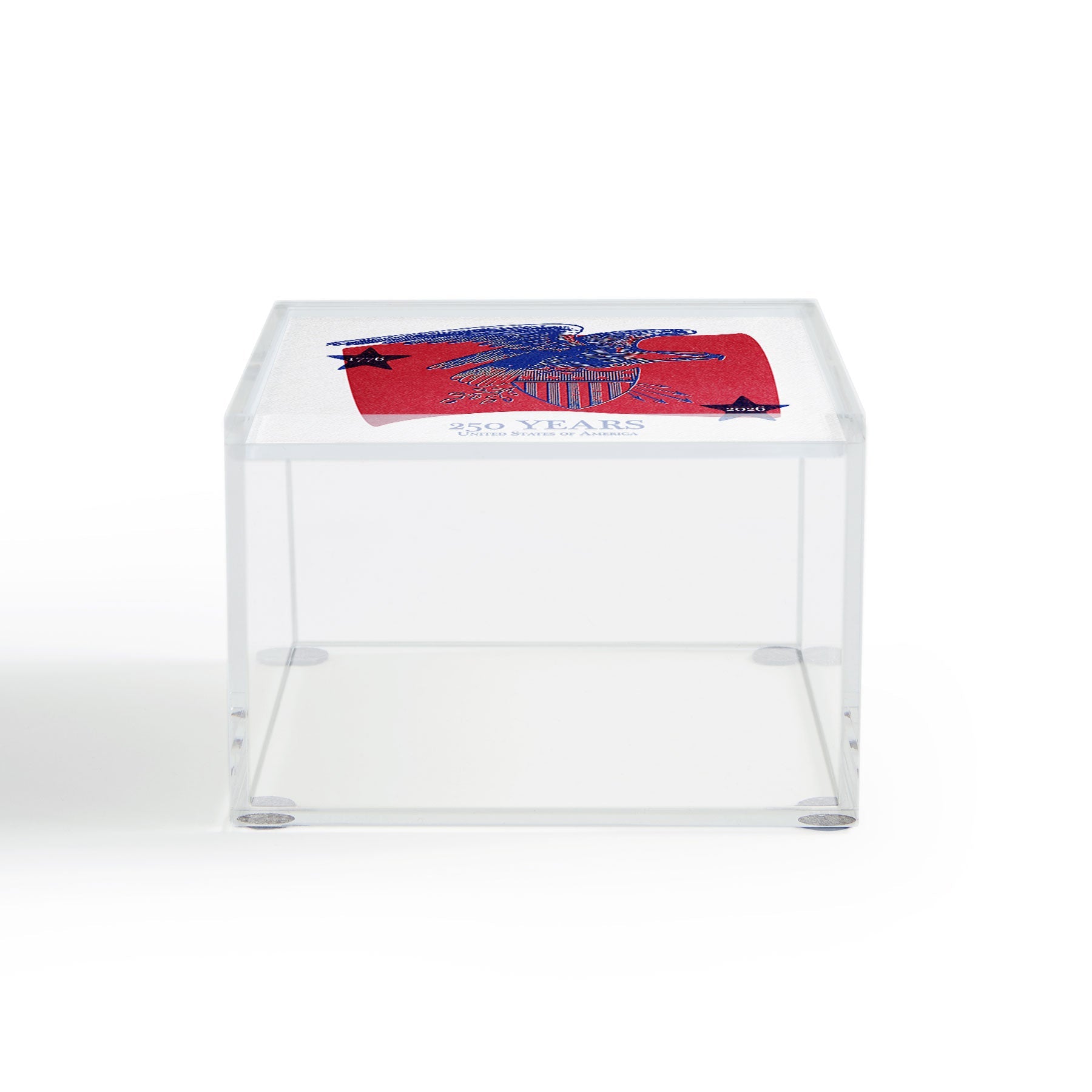 DENY Designs Vintage Eagle Shield Acrylic Box