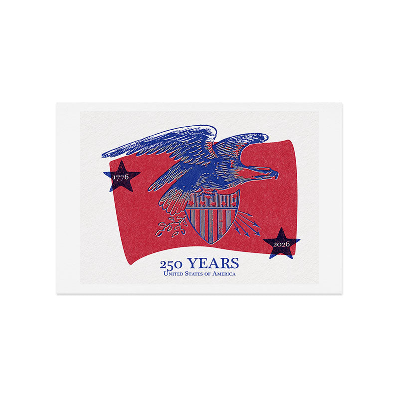 DENY Designs Vintage Eagle Shield Art Print