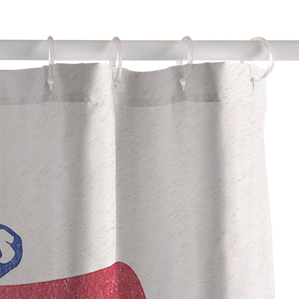 DENY Designs Vintage Eagle Shield Shower Curtain