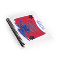 DENY Designs Vintage Eagle Shield Spiral Notebook
