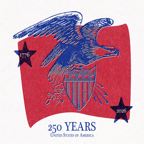 DENY Designs Vintage Eagle Shield Shower Curtain
