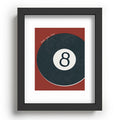 DENY Designs Vintage Games 8ball Recessed Framing Rectangle