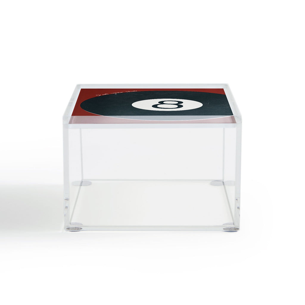 DENY Designs Vintage Games 8ball Acrylic Box