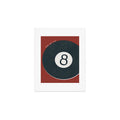 DENY Designs Vintage Games 8ball Art Print