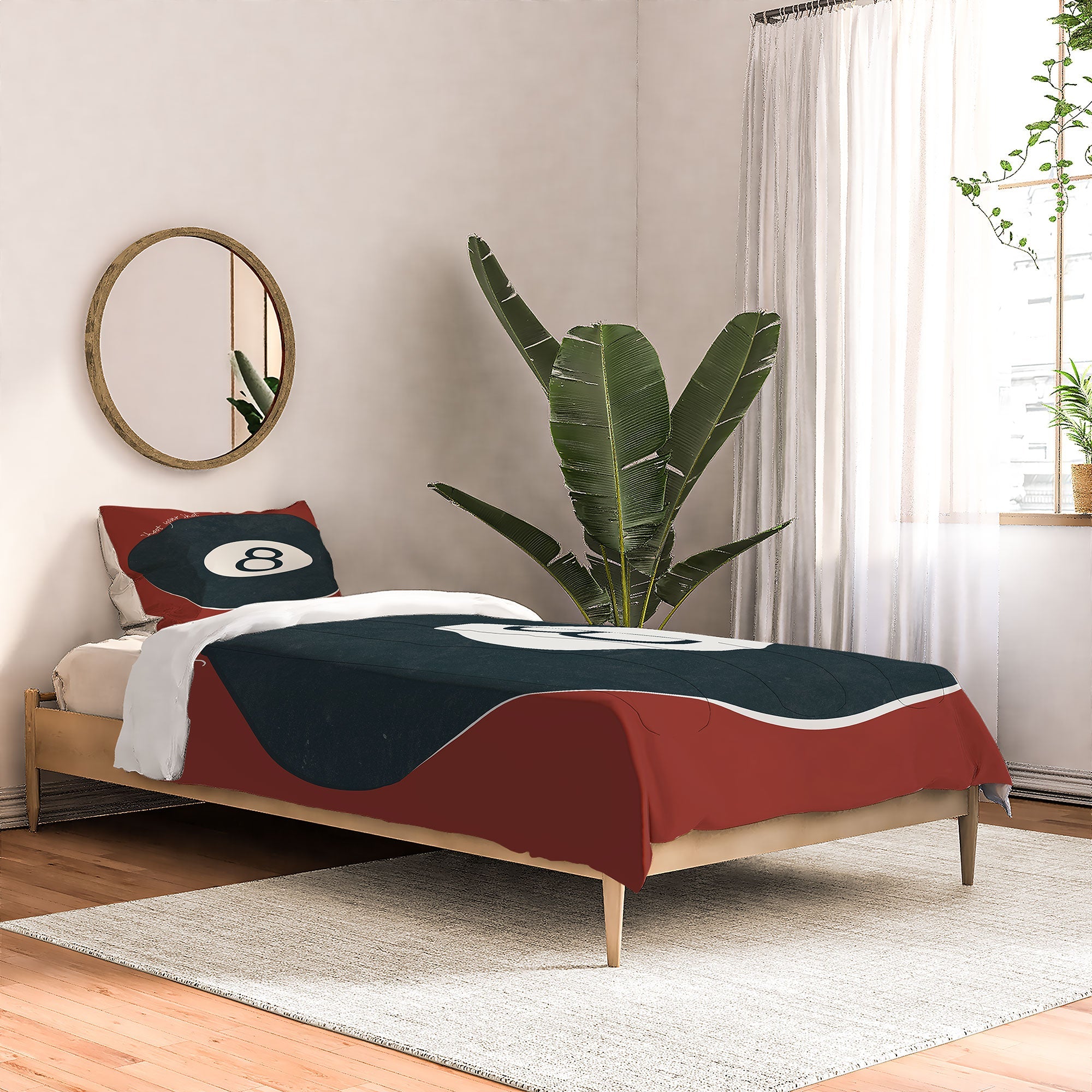 DENY Designs Vintage Games 8ball Comforter