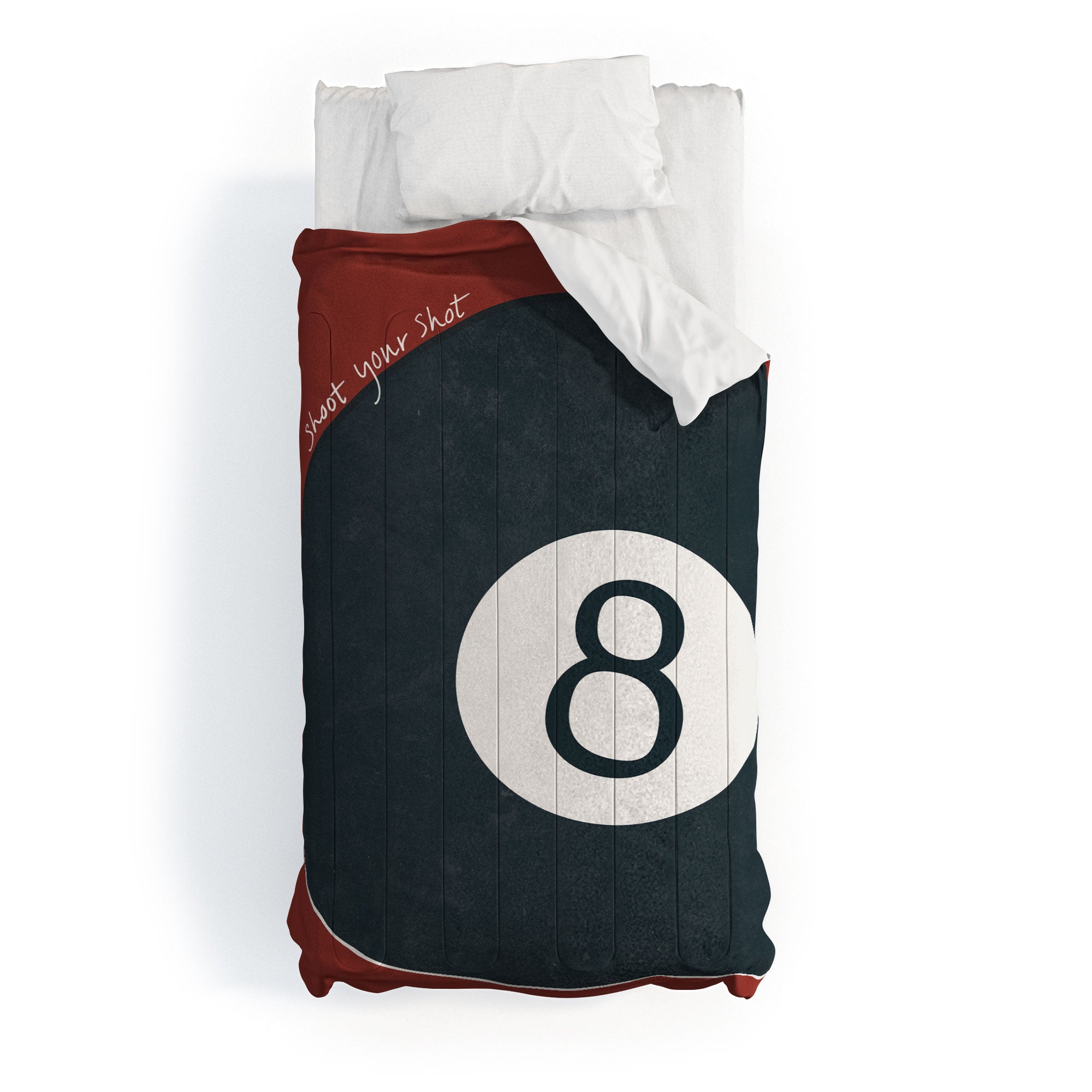 DENY Designs Vintage Games 8ball Comforter