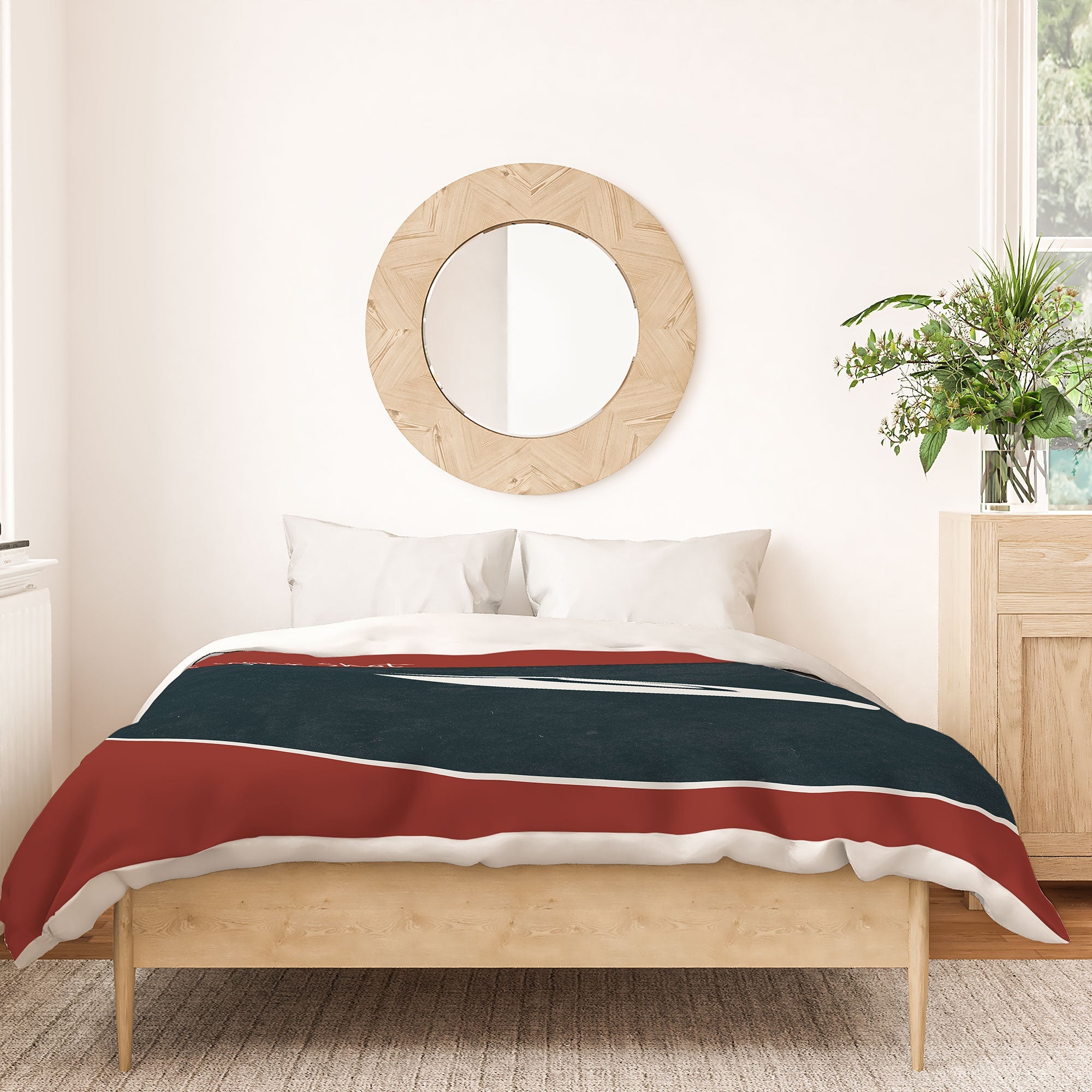 DENY Designs Vintage Games 8ball Duvet Cover