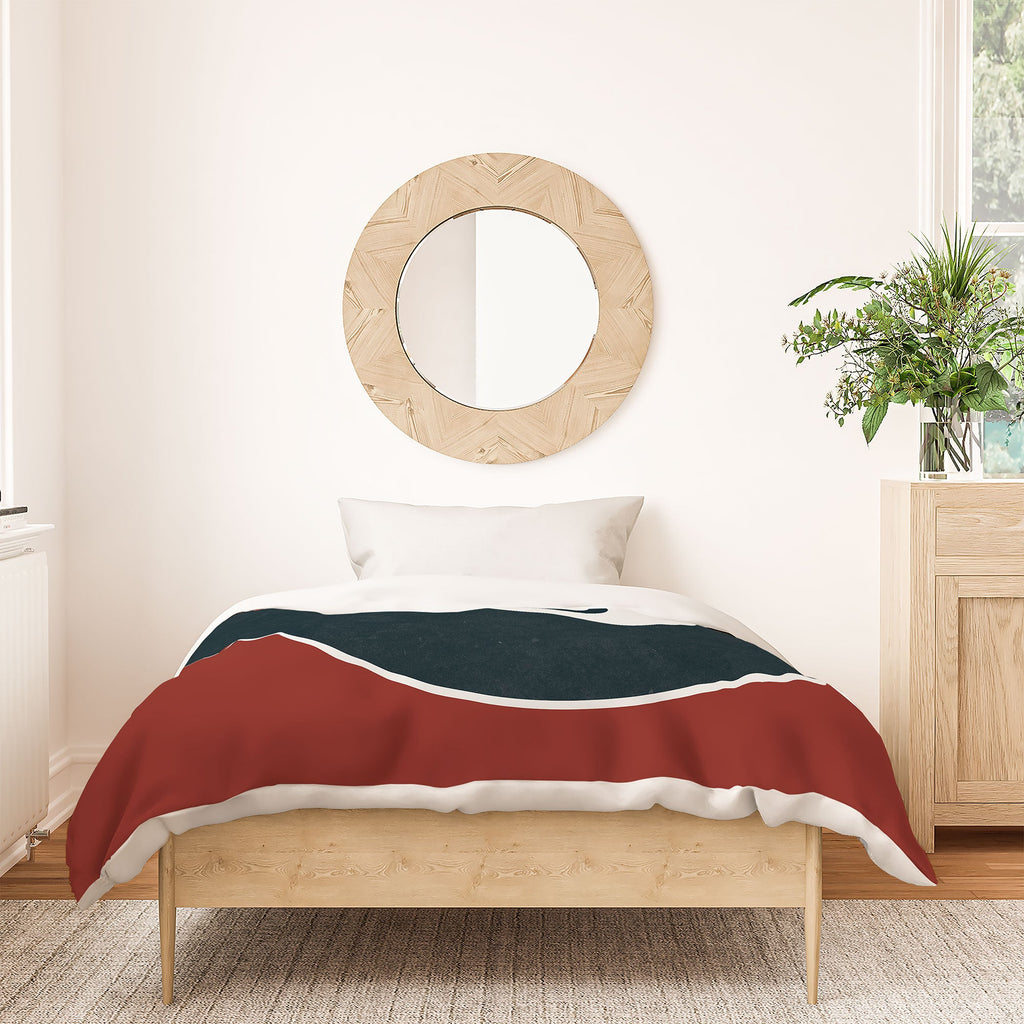 DENY Designs Vintage Games 8ball Duvet Cover