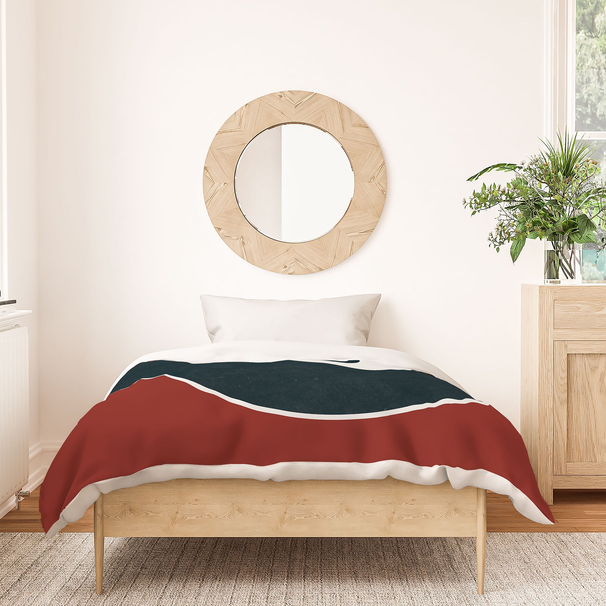 DENY Designs Vintage Games 8ball Duvet Cover