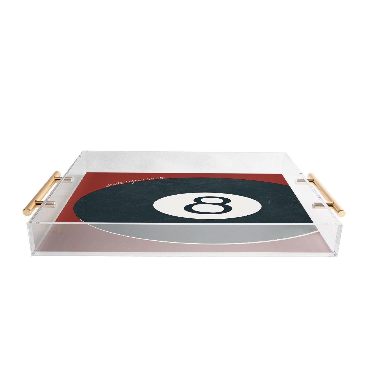 DENY Designs Vintage Games 8ball Acrylic Tray