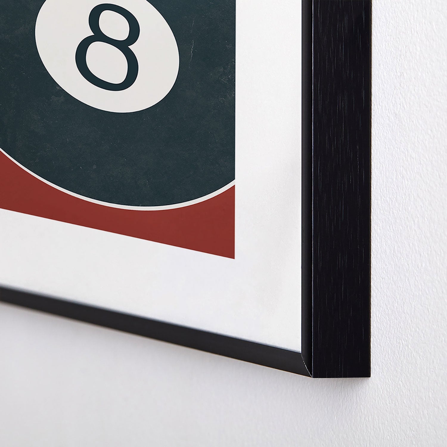 DENY Designs Vintage Games 8ball Metal Framed Art Print