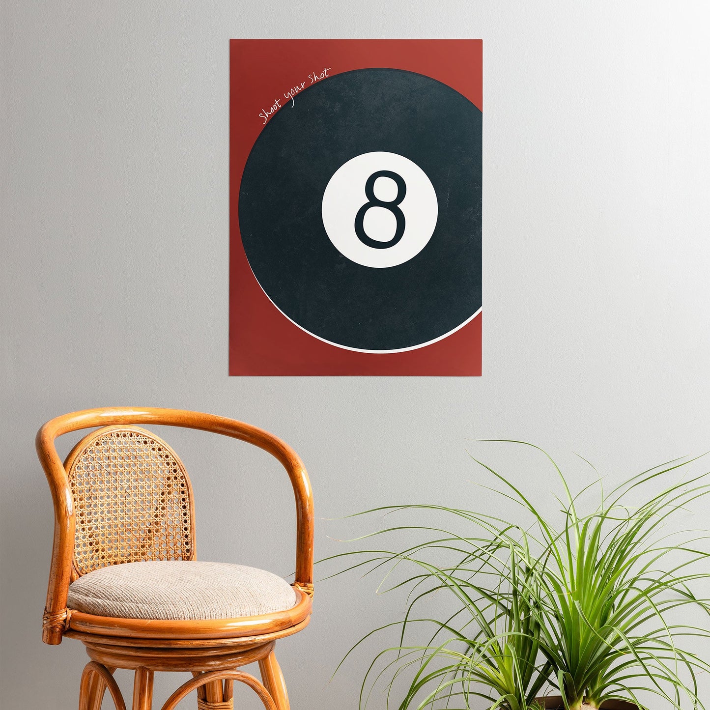 DENY Designs Vintage Games 8ball Poster
