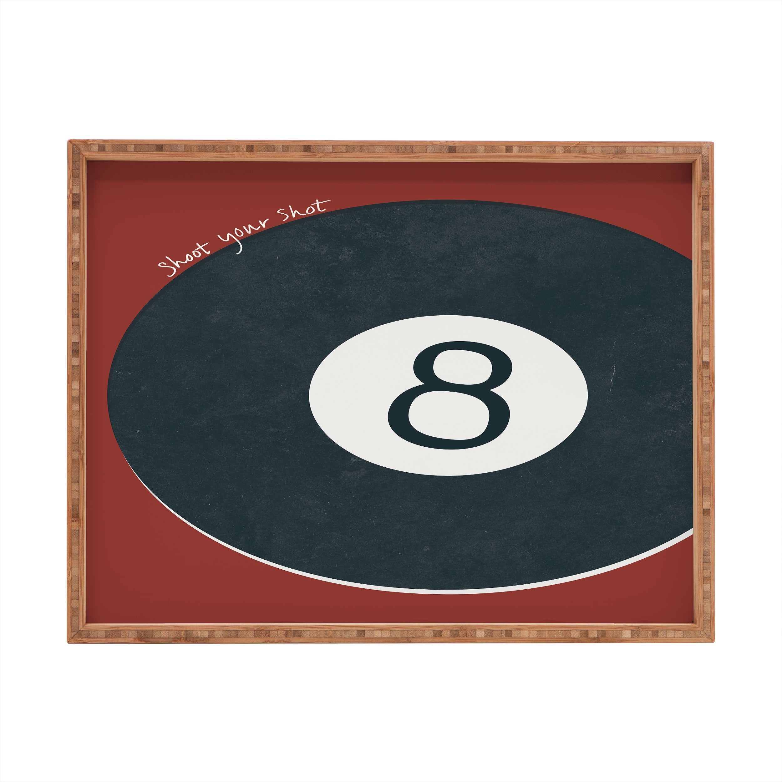 DENY Designs Vintage Games 8ball Rectangular Tray