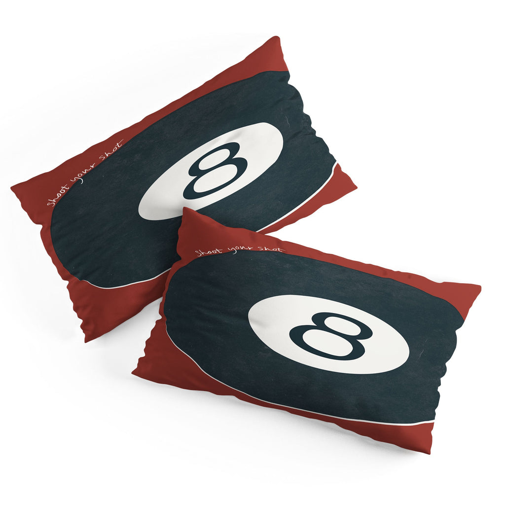 DENY Designs Vintage Games 8ball Pillow Shams