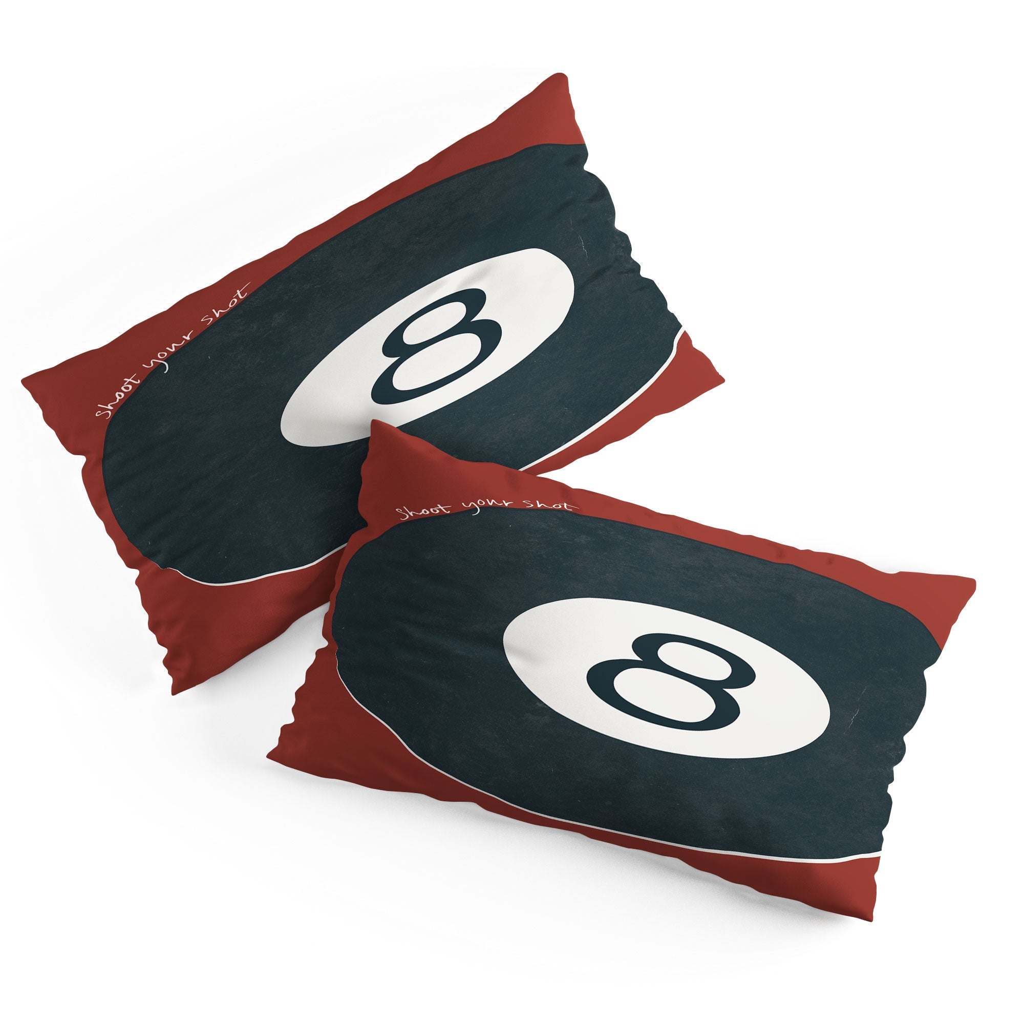 DENY Designs Vintage Games 8ball Pillow Shams