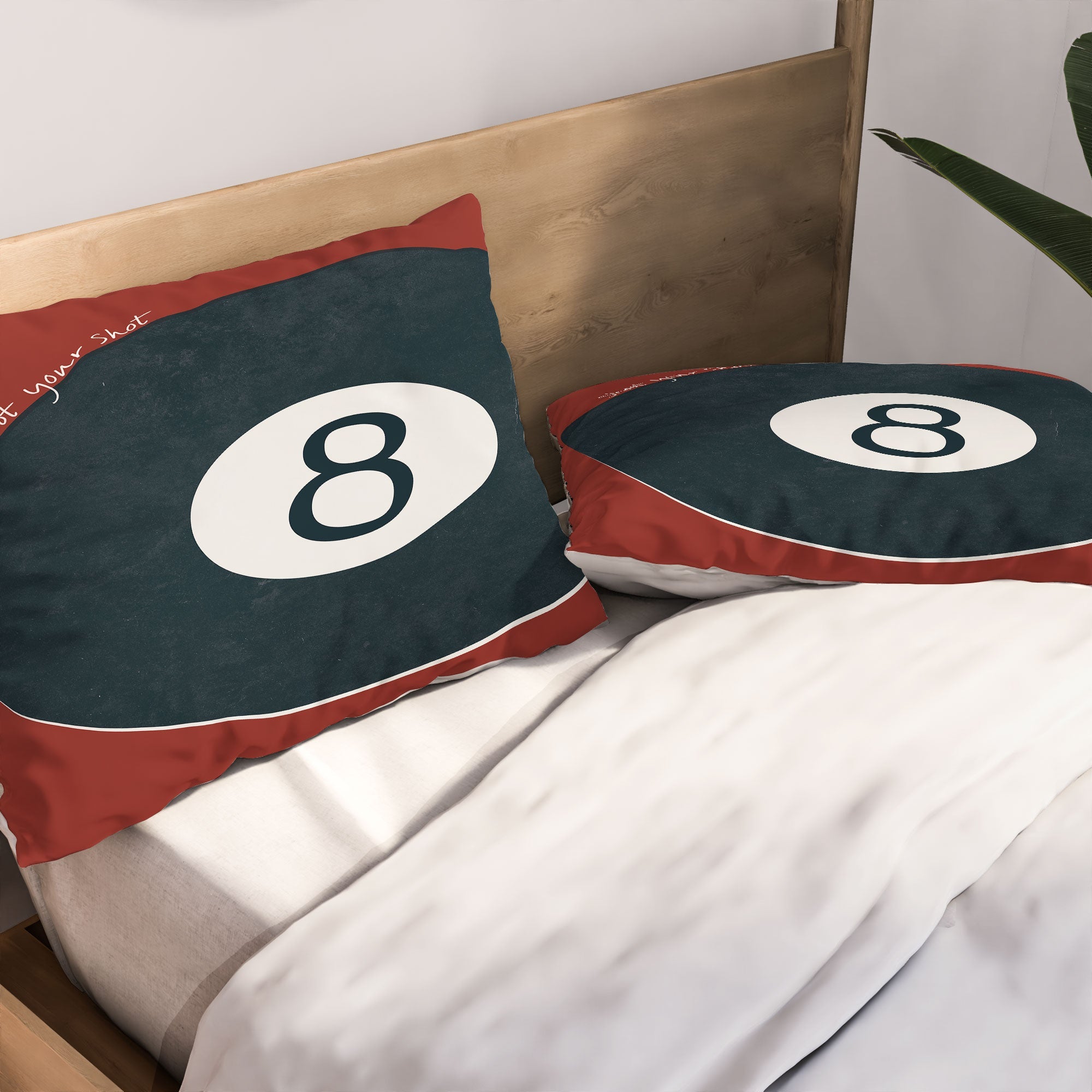 DENY Designs Vintage Games 8ball Pillow Shams