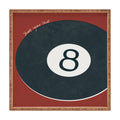 DENY Designs Vintage Games 8ball Square Tray