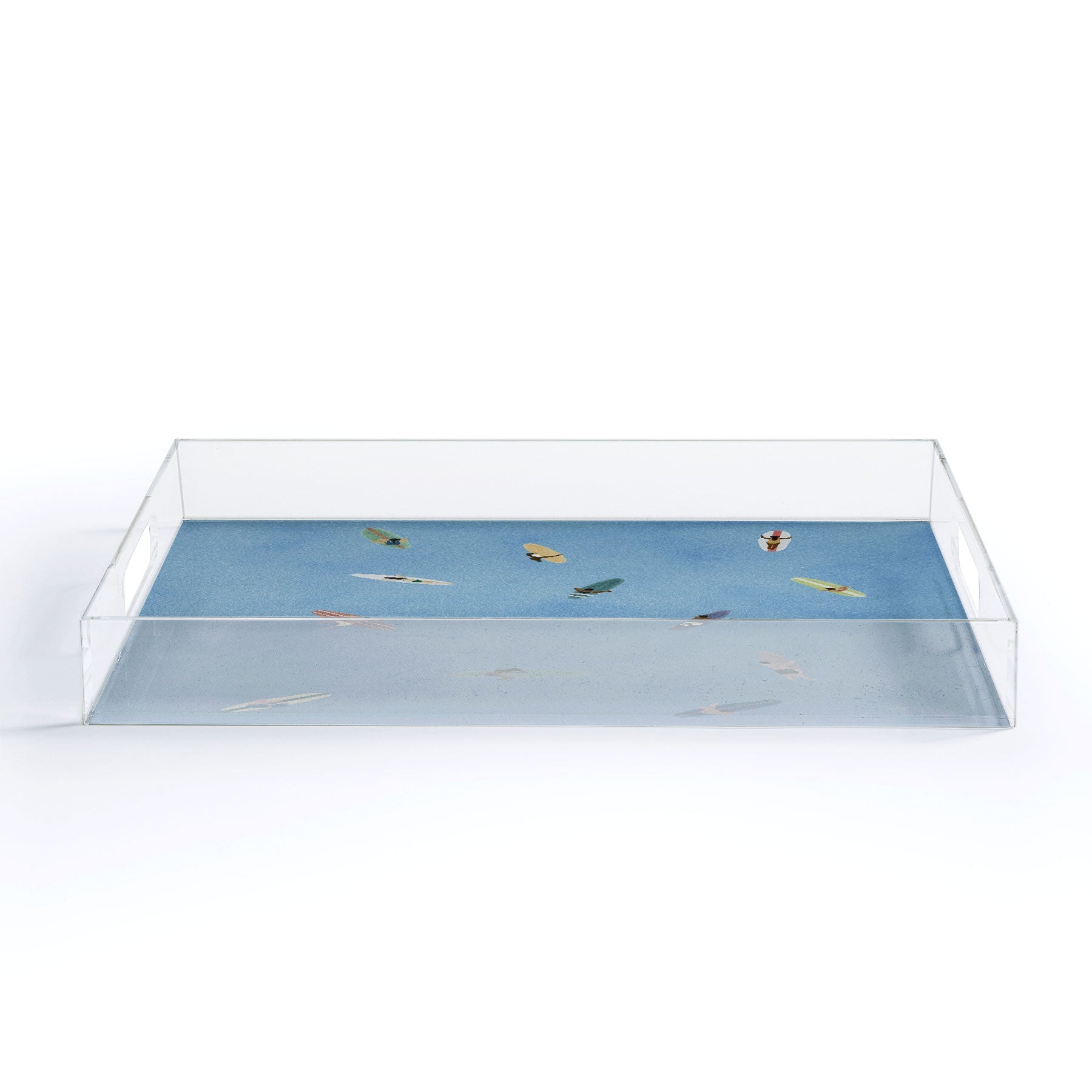 DENY Designs waiting wading surfers Acrylic Tray