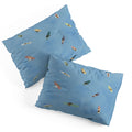 DENY Designs waiting wading surfers Pillow Shams