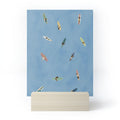 DENY Designs waiting wading surfers Mini Art Print