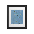 DENY Designs waiting wading surfers Framed Art Print