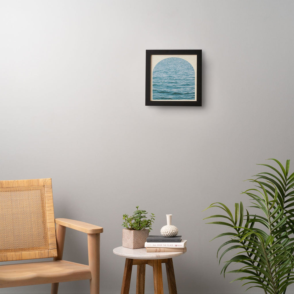 DENY Designs Waves Window Framed Wall Art