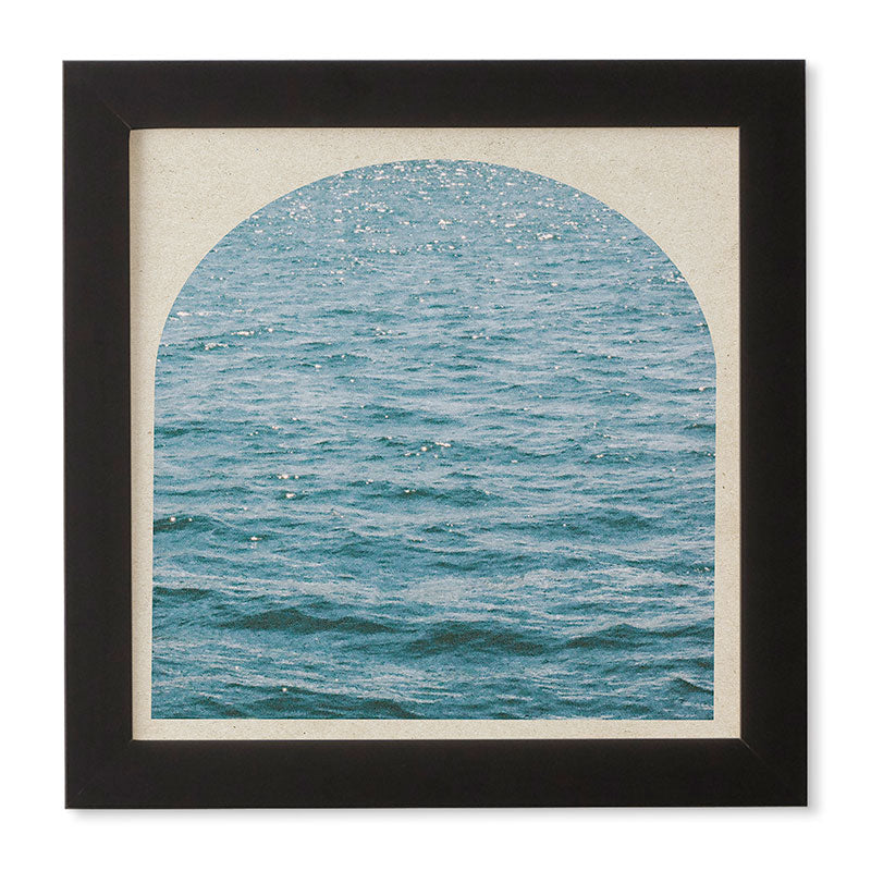 DENY Designs Waves Window Framed Wall Art