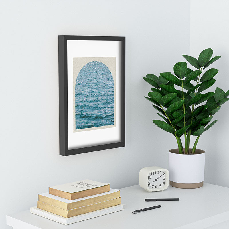 DENY Designs Waves Window Recessed Framing Rectangle