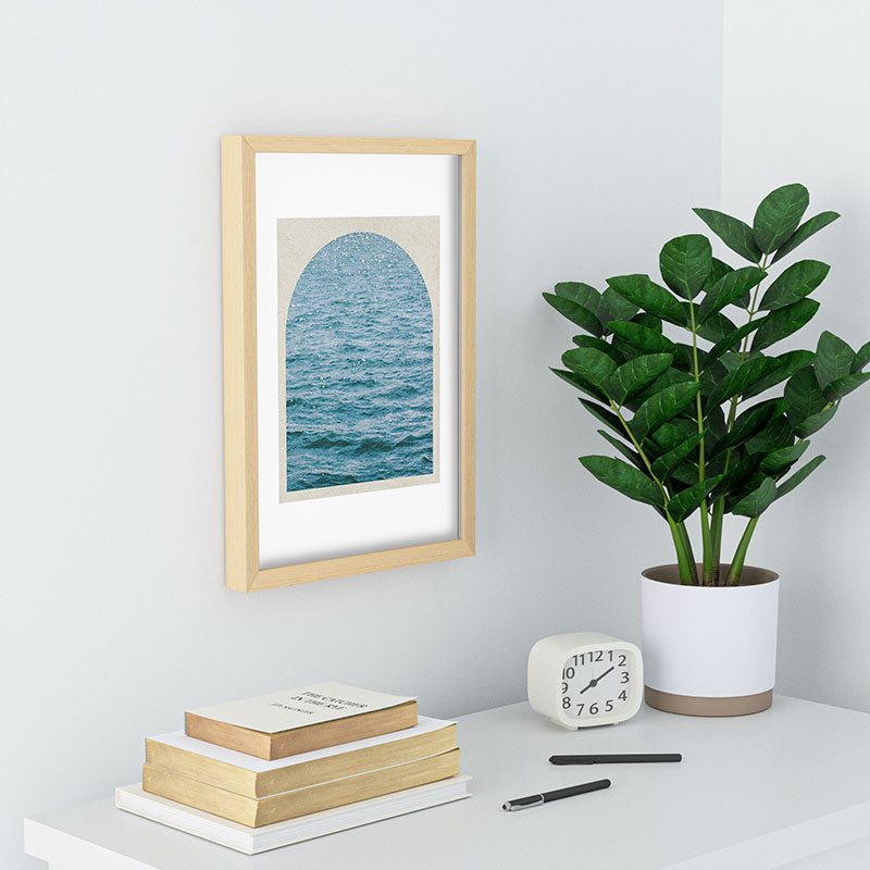 DENY Designs Waves Window Recessed Framing Rectangle