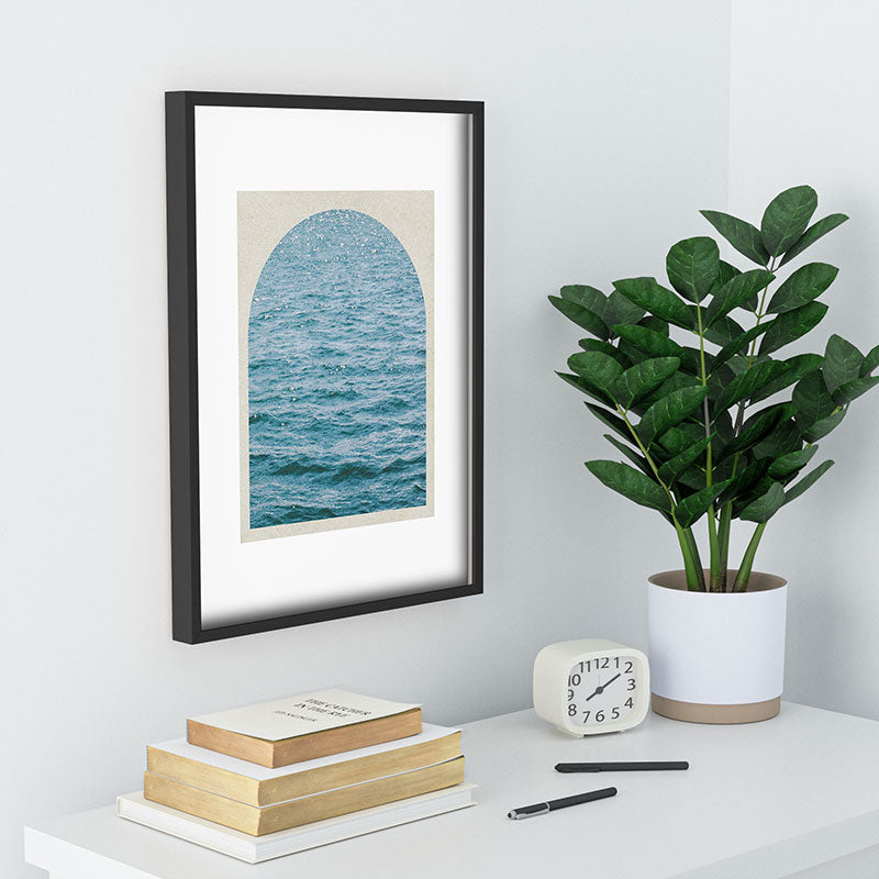 DENY Designs Waves Window Recessed Framing Rectangle