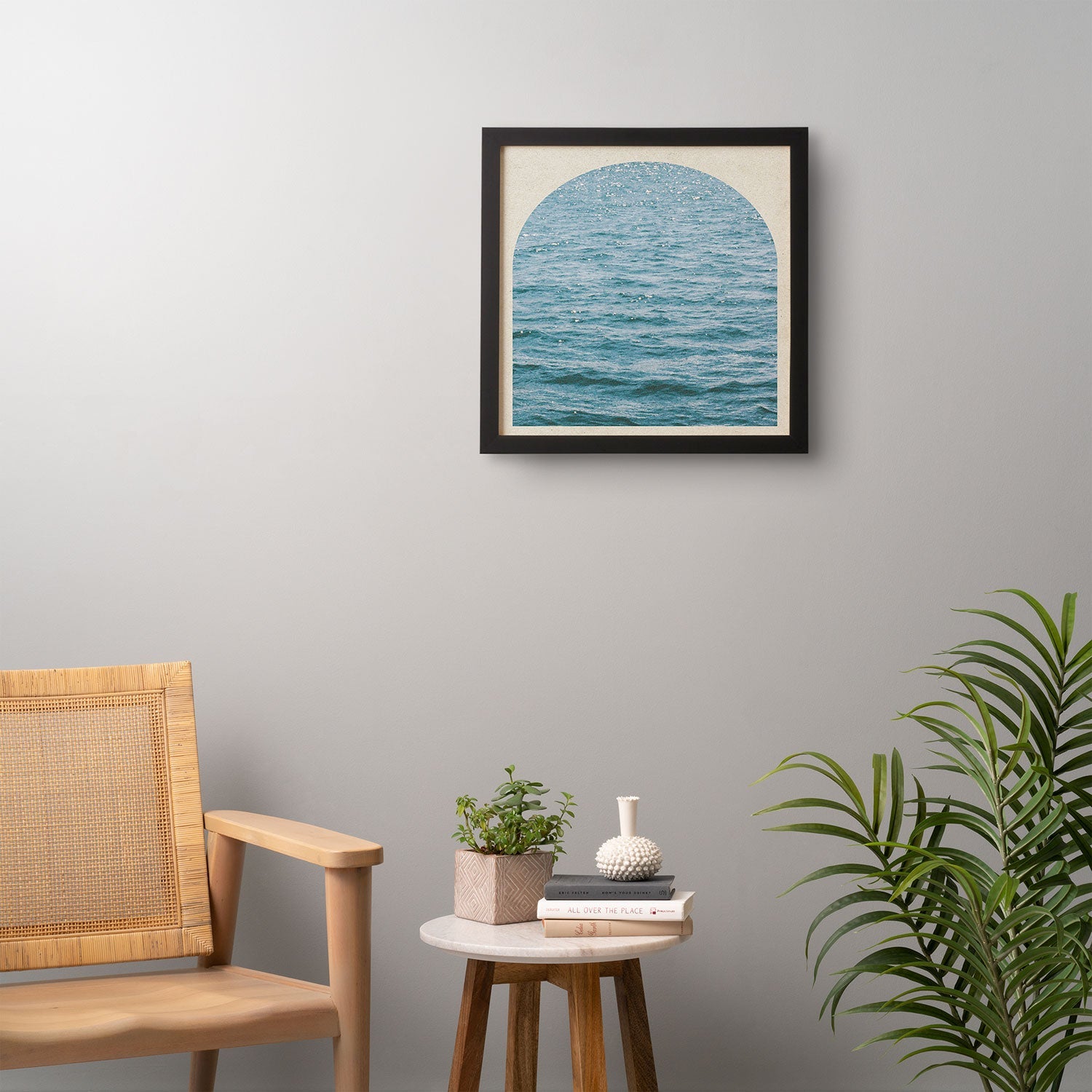 DENY Designs Waves Window Framed Wall Art