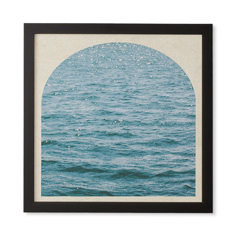 DENY Designs Waves Window Framed Wall Art