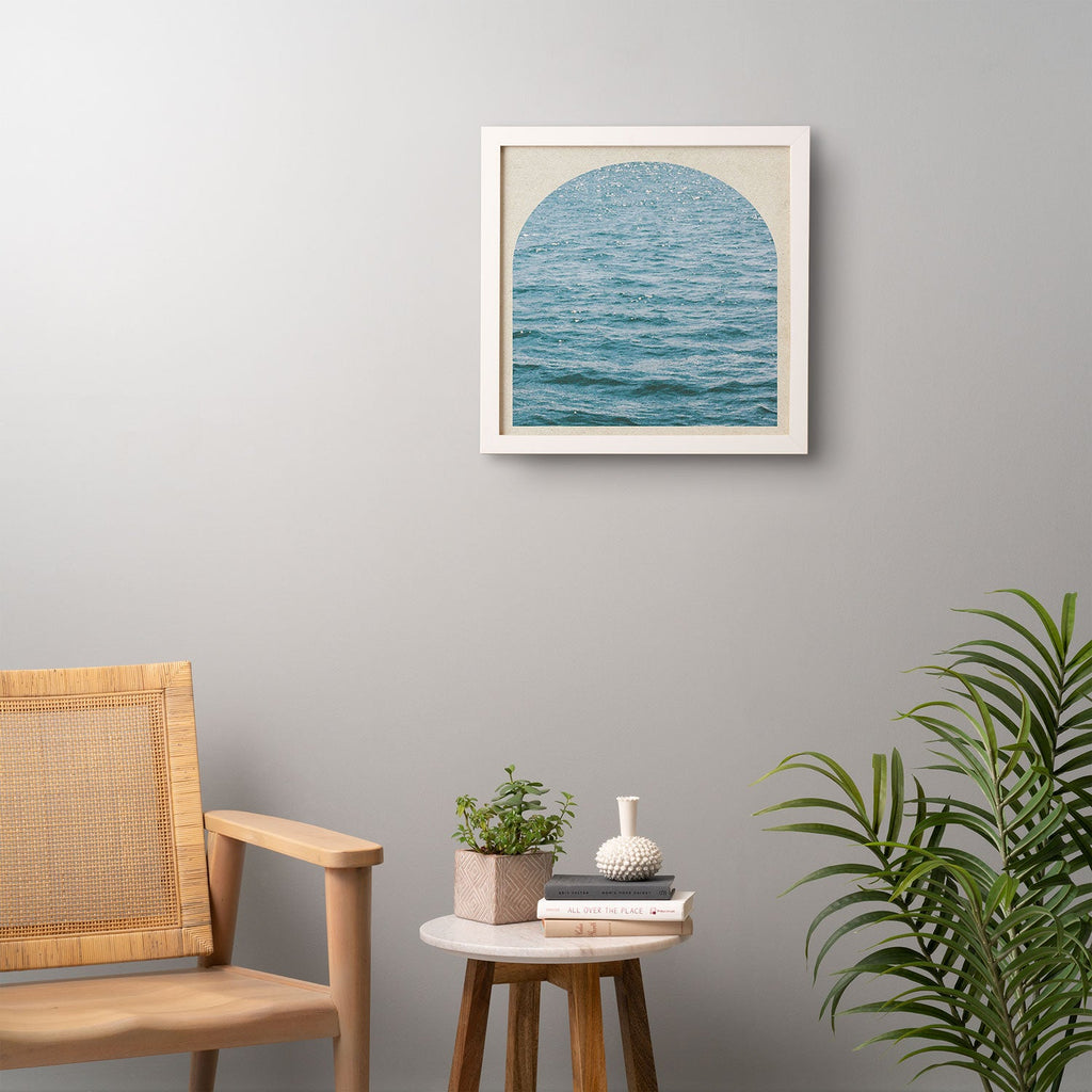 DENY Designs Waves Window Framed Wall Art