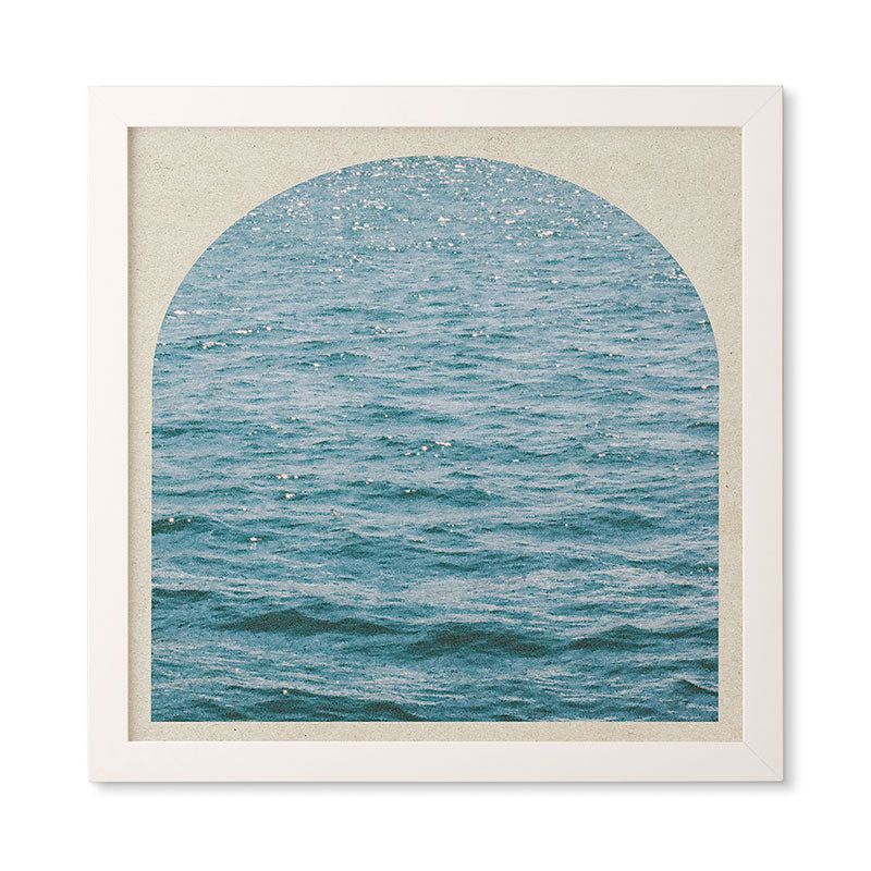 DENY Designs Waves Window Framed Wall Art