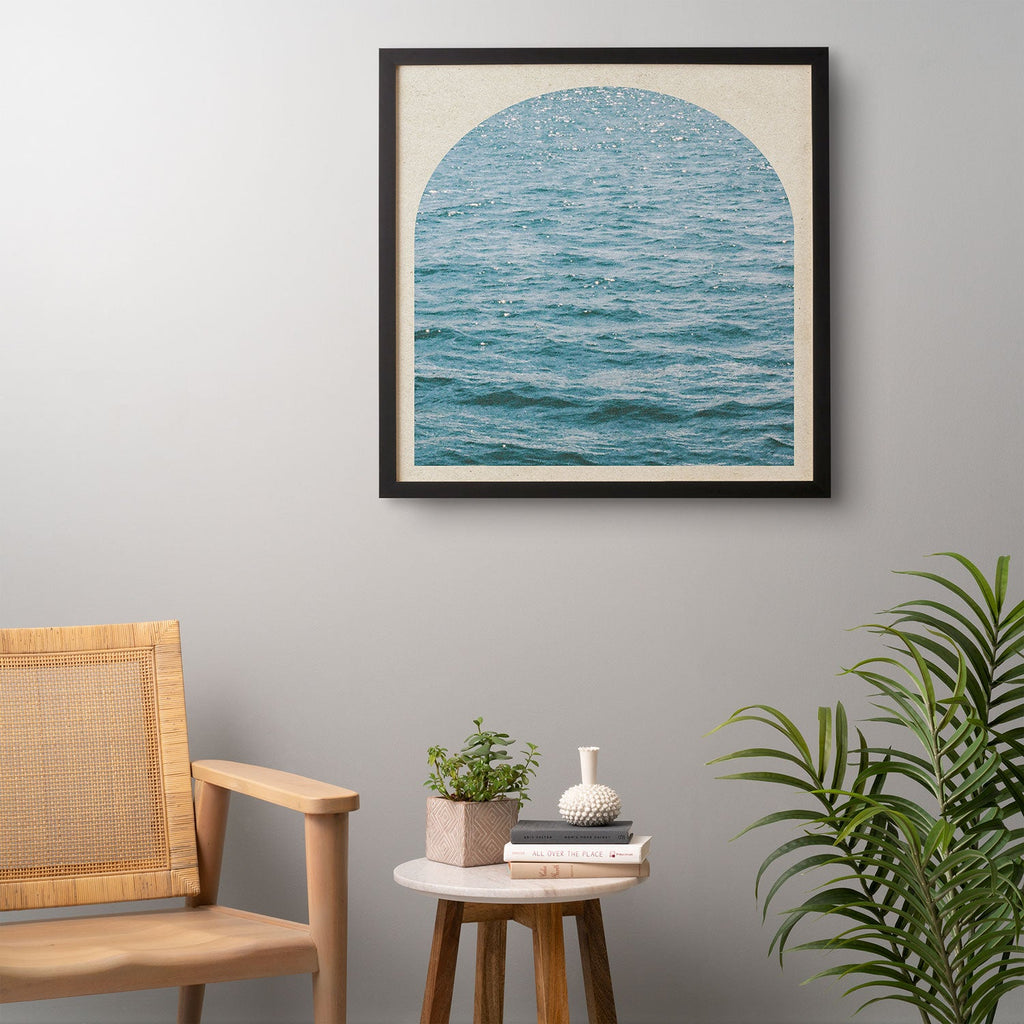 DENY Designs Waves Window Framed Wall Art