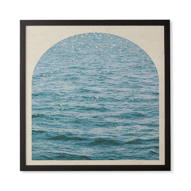 DENY Designs Waves Window Framed Wall Art