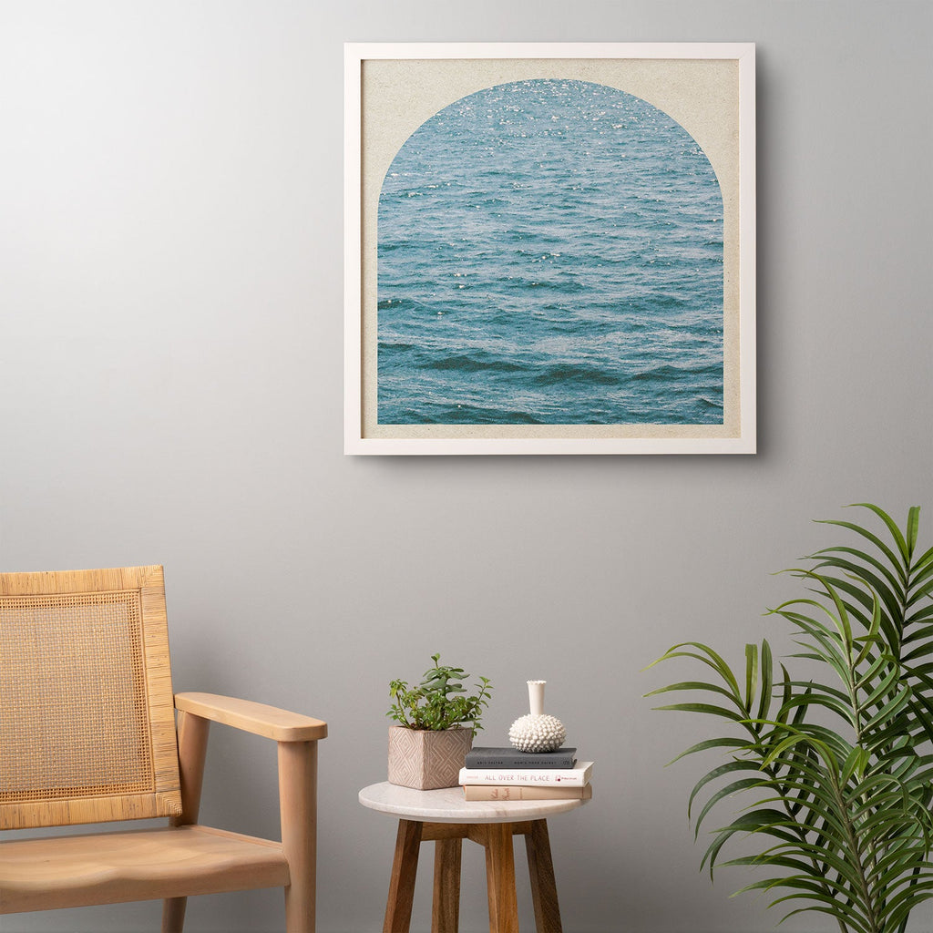 DENY Designs Waves Window Framed Wall Art