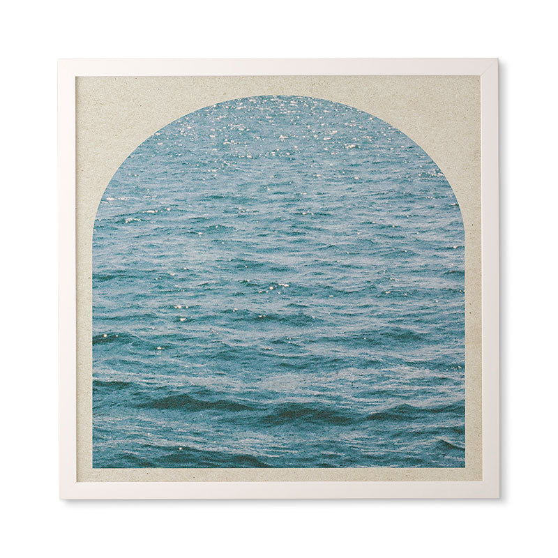 DENY Designs Waves Window Framed Wall Art