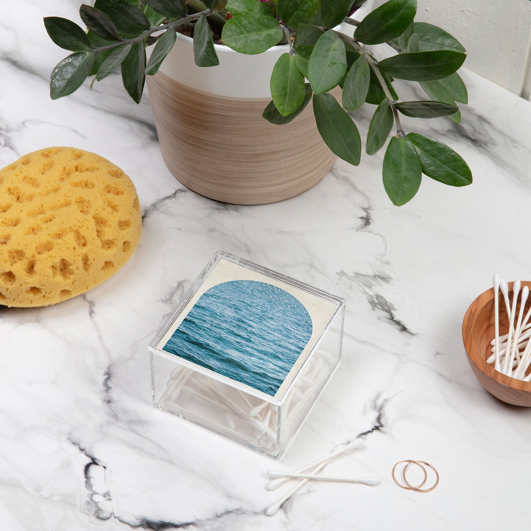 DENY Designs Waves Window Acrylic Box
