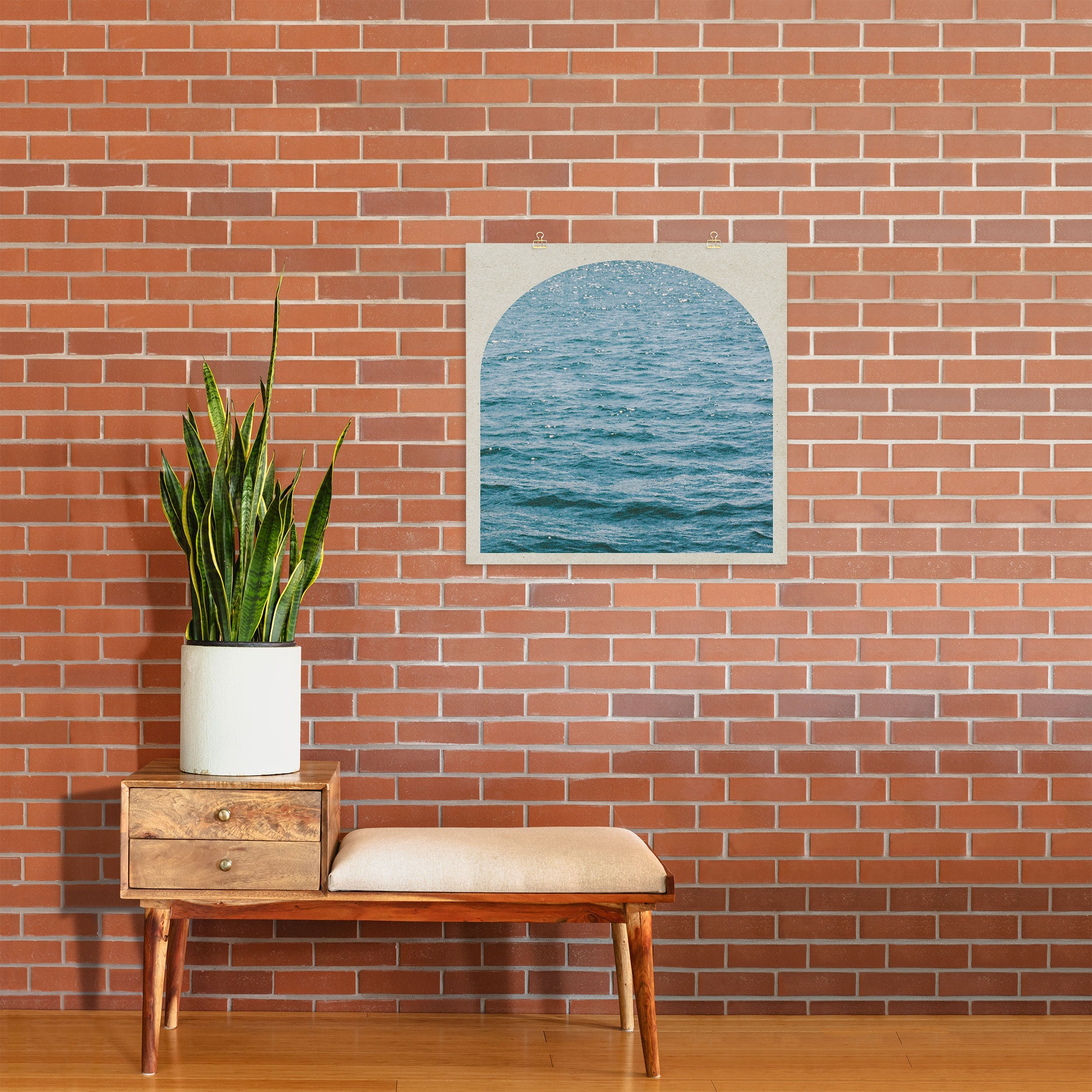 DENY Designs Waves Window Art Print