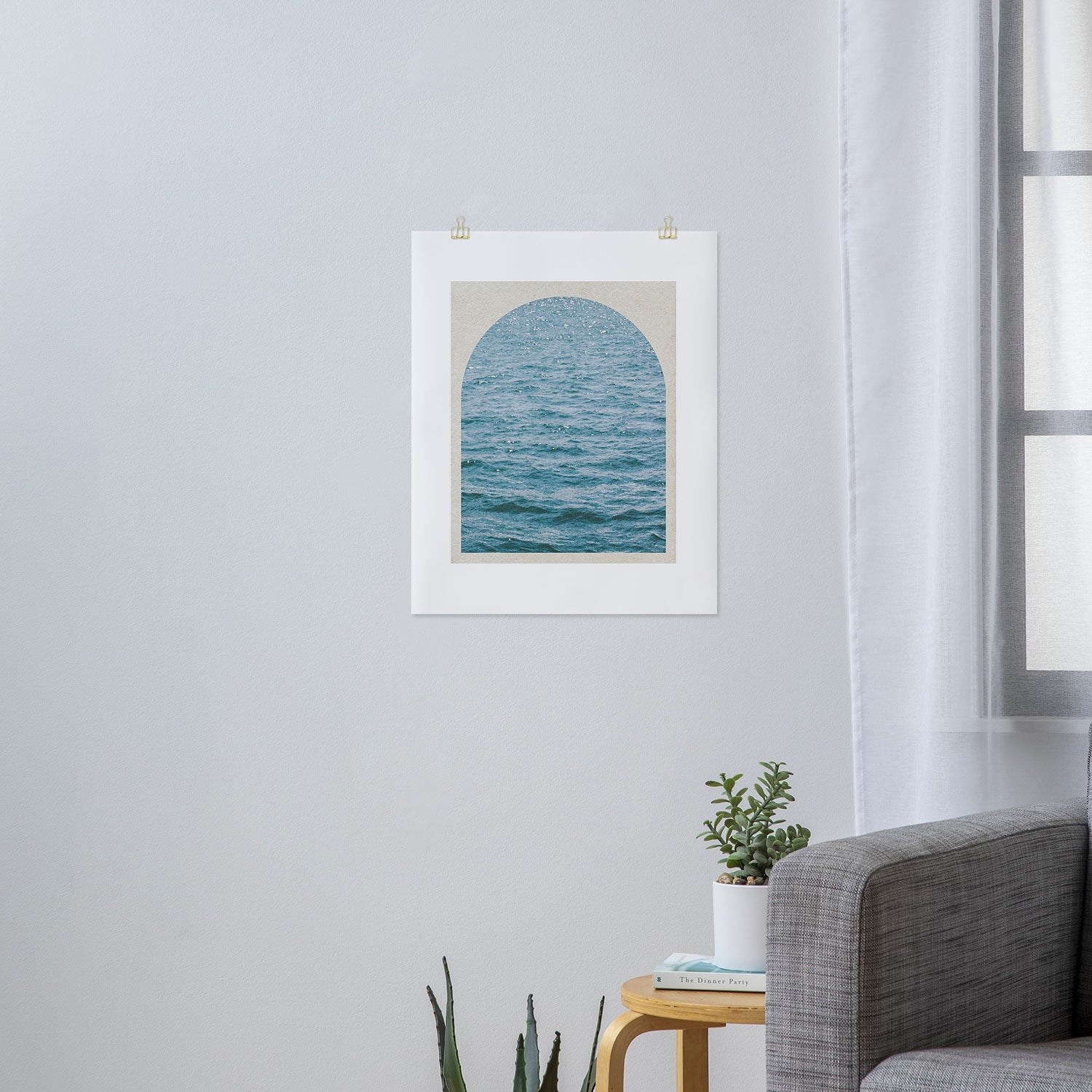 DENY Designs Waves Window Art Print