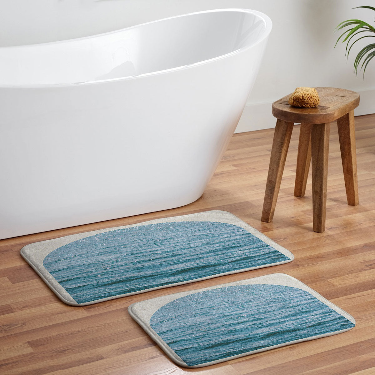 DENY Designs Waves Window Memory Foam Bath Mat
