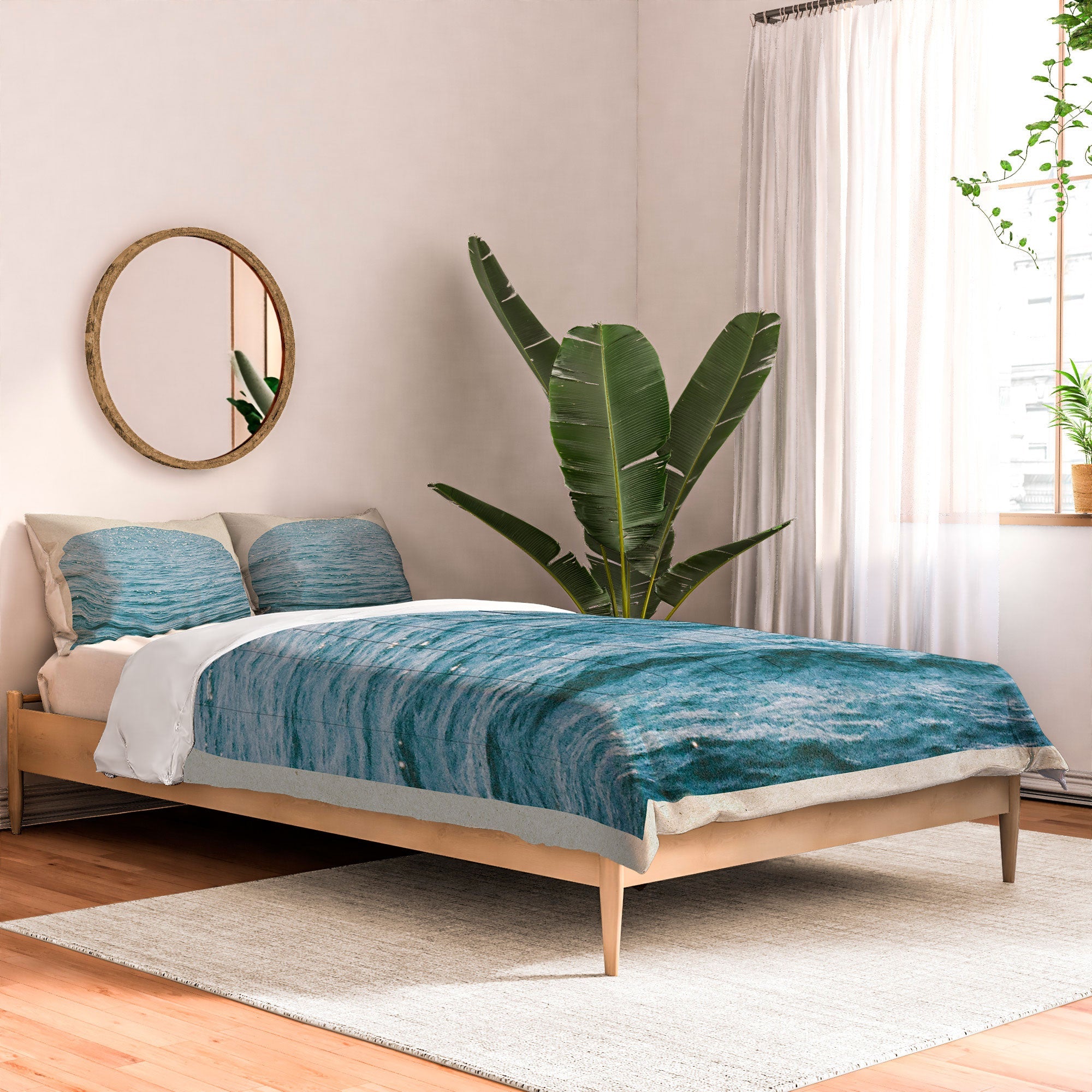 DENY Designs Waves Window Comforter