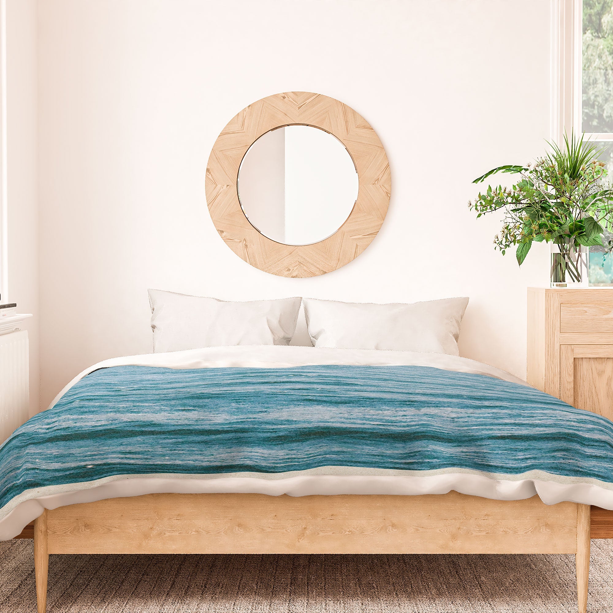 DENY Designs Waves Window Duvet Cover