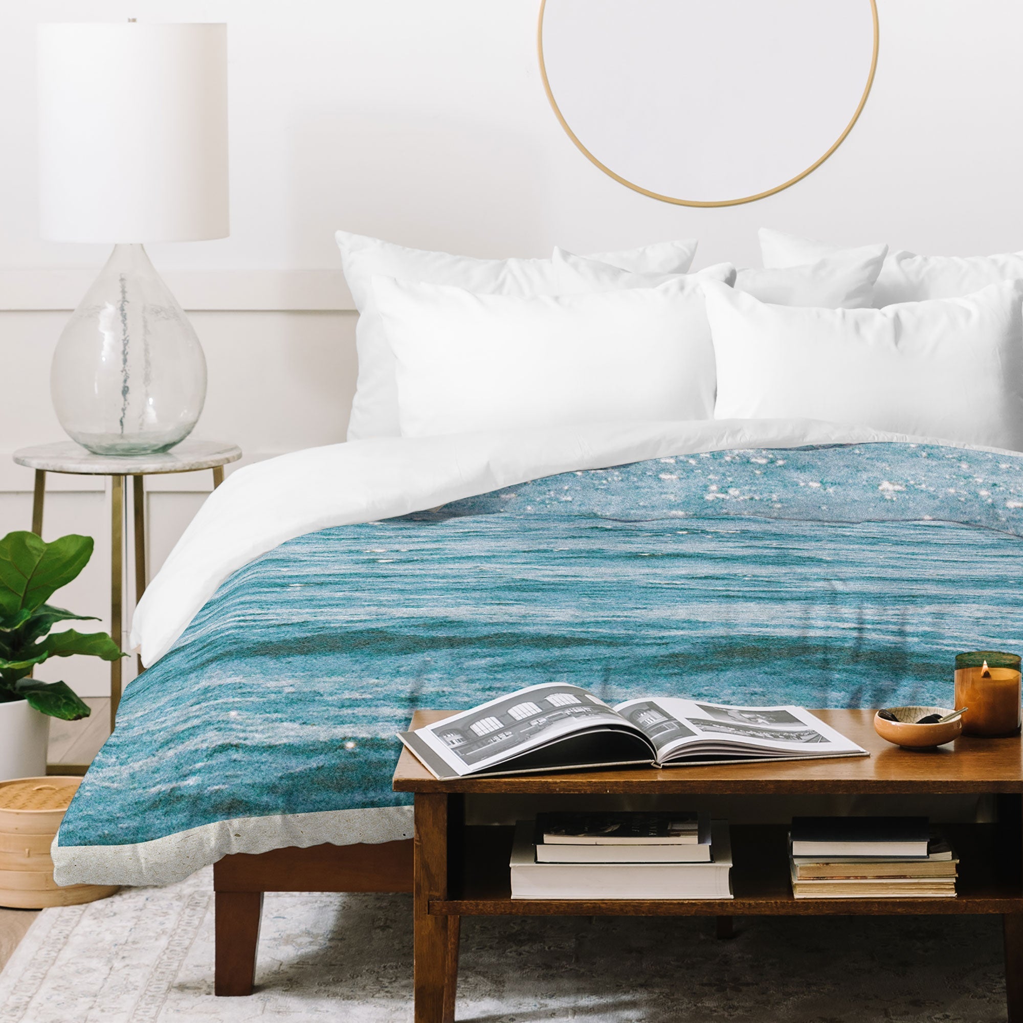 DENY Designs Waves Window Duvet Cover