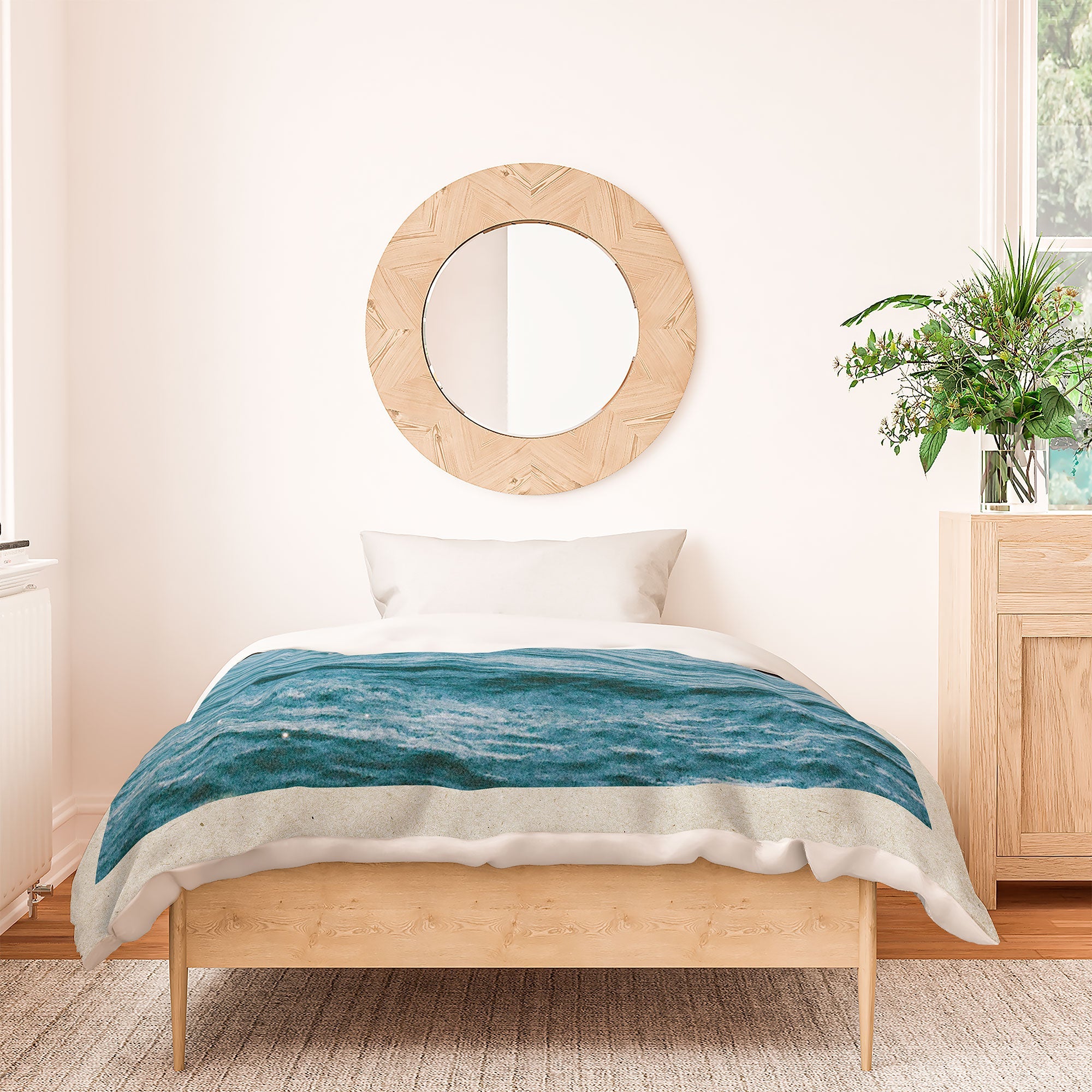 DENY Designs Waves Window Duvet Cover