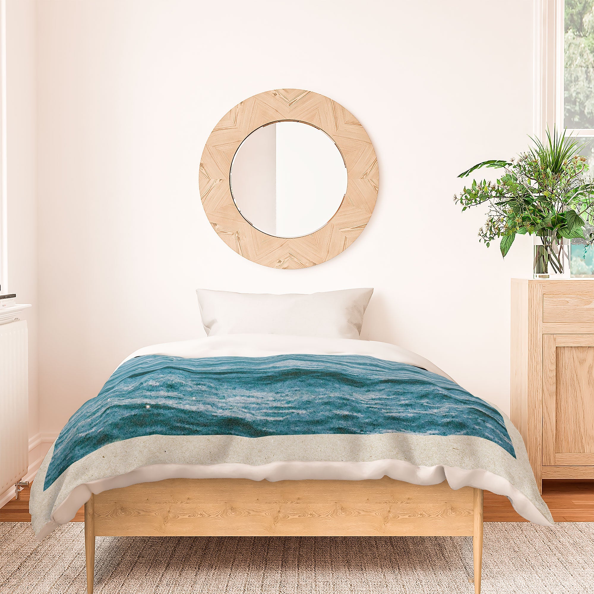 DENY Designs Waves Window Duvet Cover