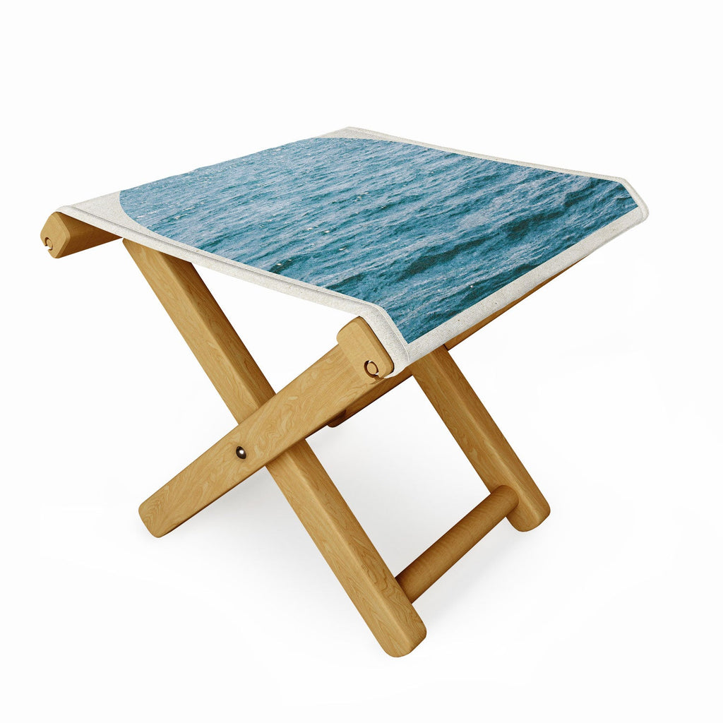 DENY Designs Waves Window Folding Stool