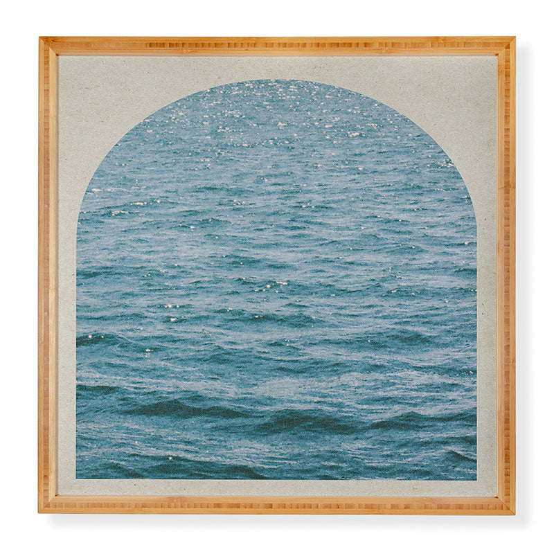 DENY Designs Waves Window Framed Wall Art