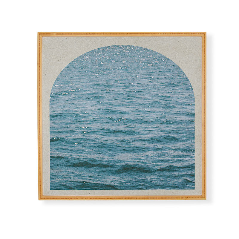 DENY Designs Waves Window Framed Wall Art